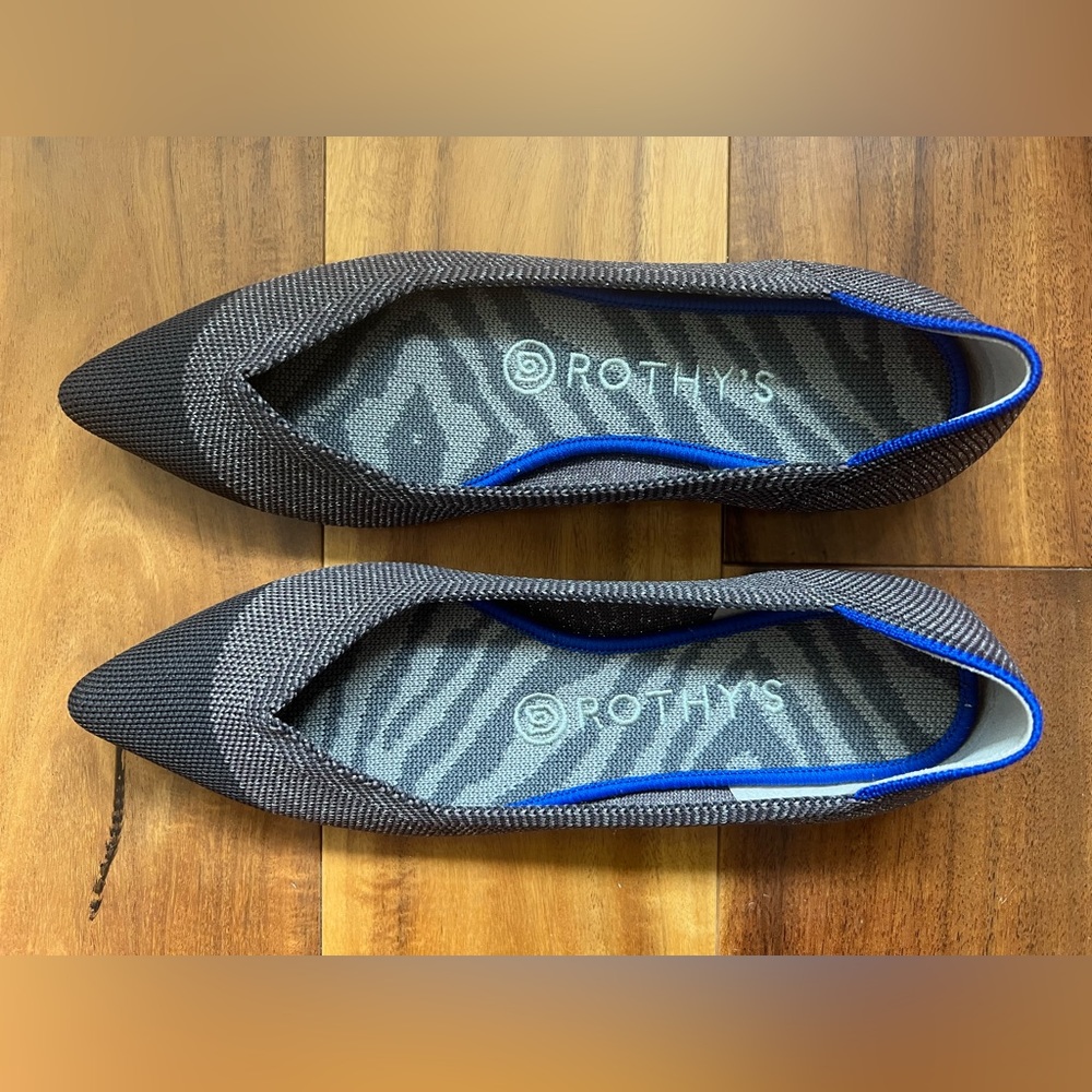 Rothy’s The Point - Twilight Metallic Captoe US 7